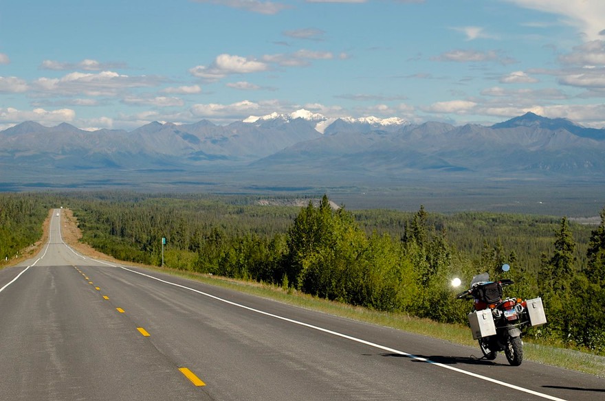 snow fence in the midnight sun, Demster highway available as